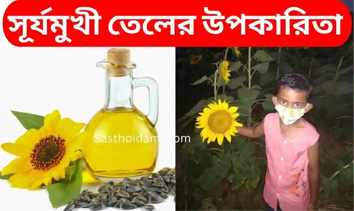  Sunflower oil - সূর্যমুখী তেলের উপকারিতা এবং অপকারিতা।