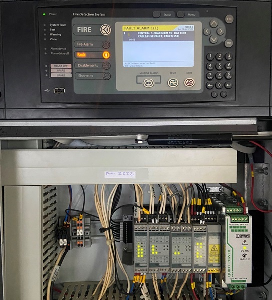 Fire alarm system Salwico Consilium. Troubleshooting