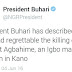 President Buhari condemns the murder of the Woman accused of blasphemy in Kano