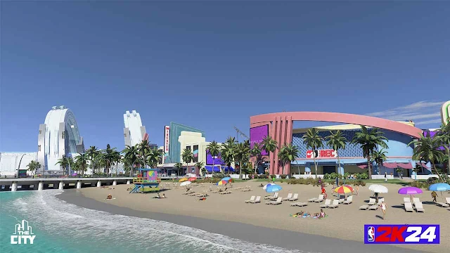 NBA 2K24 Beachfront location