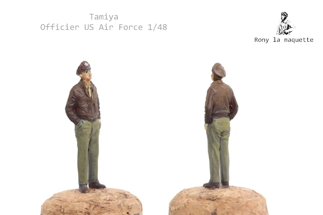 Figurine Tamiya Pilote 8th Air Force WWII  au 1/48