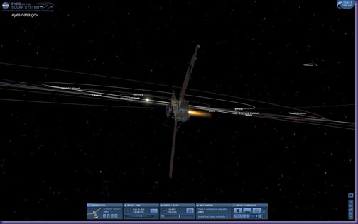 simulation of Junos deep space maneuver