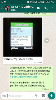 Testimoni Sales CUG Telkomsel 13 Desember 2017