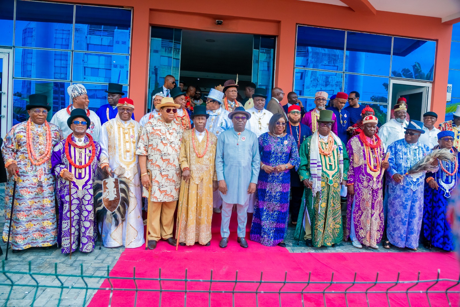 Governor Siminalayi Fubara at the 119th and 120th Quarterly General Meeting of the Rivers State Traditional Rulers' Council on Tuesday 31 December, 2024