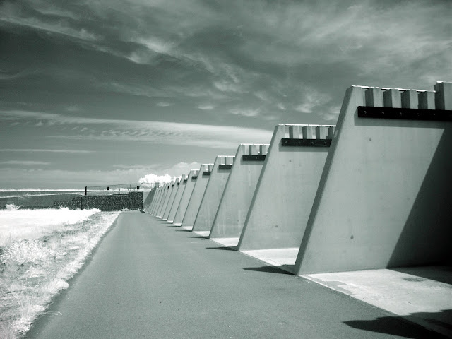 Infraroodfoto van het Regelwerk Hondsbroeksche Pleij bij Westervoort