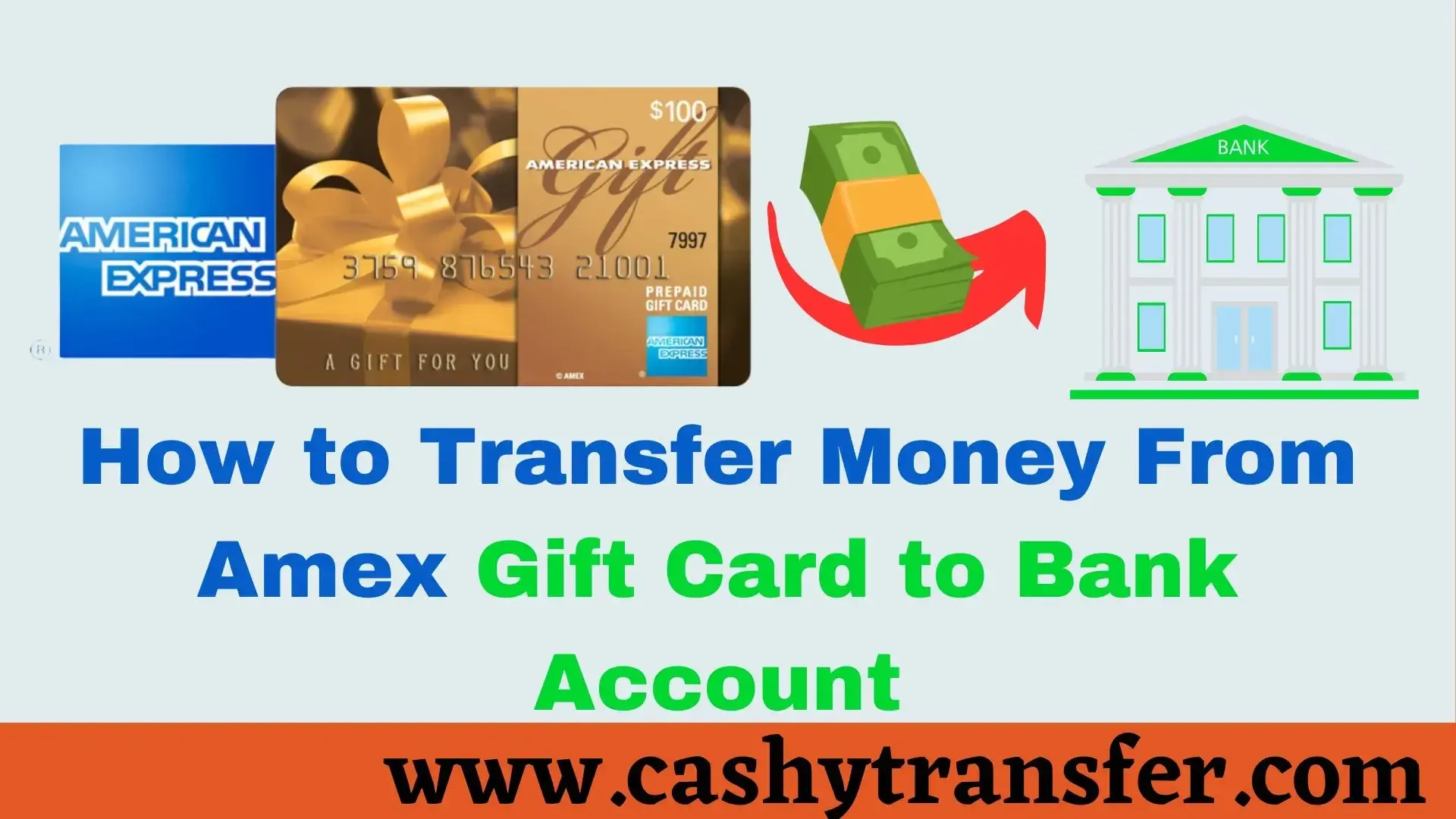 Transfer Money From Amex Gift Card to Bank Account