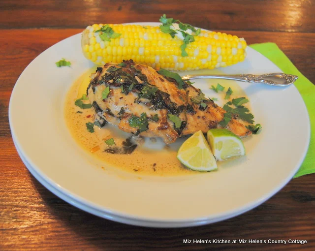 Creamy Cilantro Lime Chicken at Miz Helen's Country Cottage