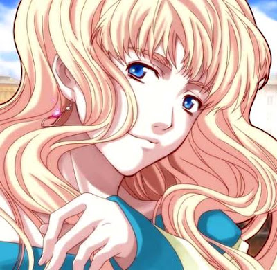 Dibujo del rostro angelical de Sheryl Nome