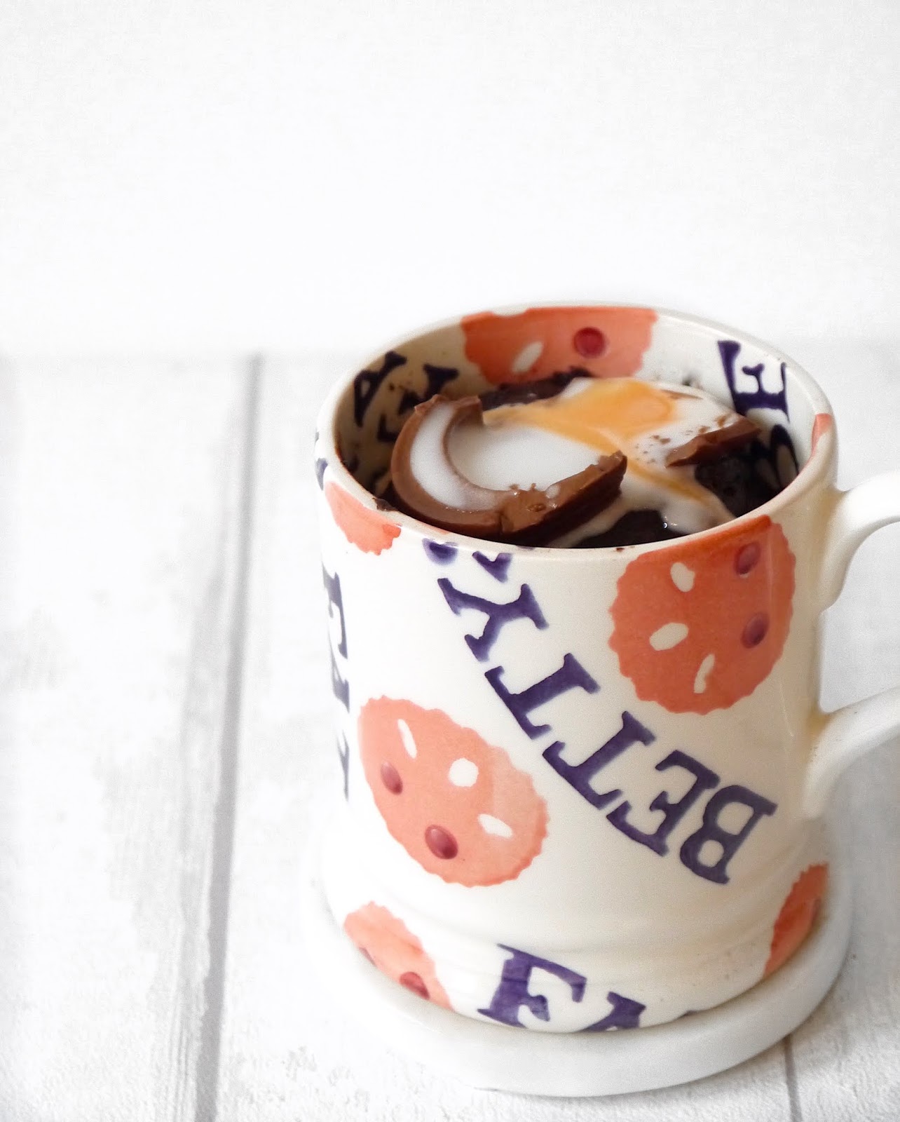 The Betty Stamp Creme Egg Easter Chocolate Mug Cake Recipe