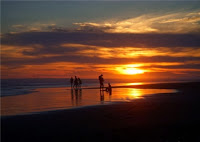 Sunset di Pantai Parangtritis