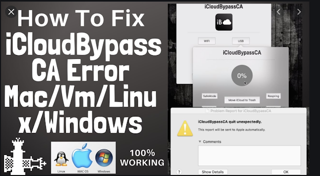 iCloud Unlock – Bypass Activation Lock & iCloud BypassCA Fix Error & iCloud Bypass for Any iPhone (Mac/Windows/Linux VM)