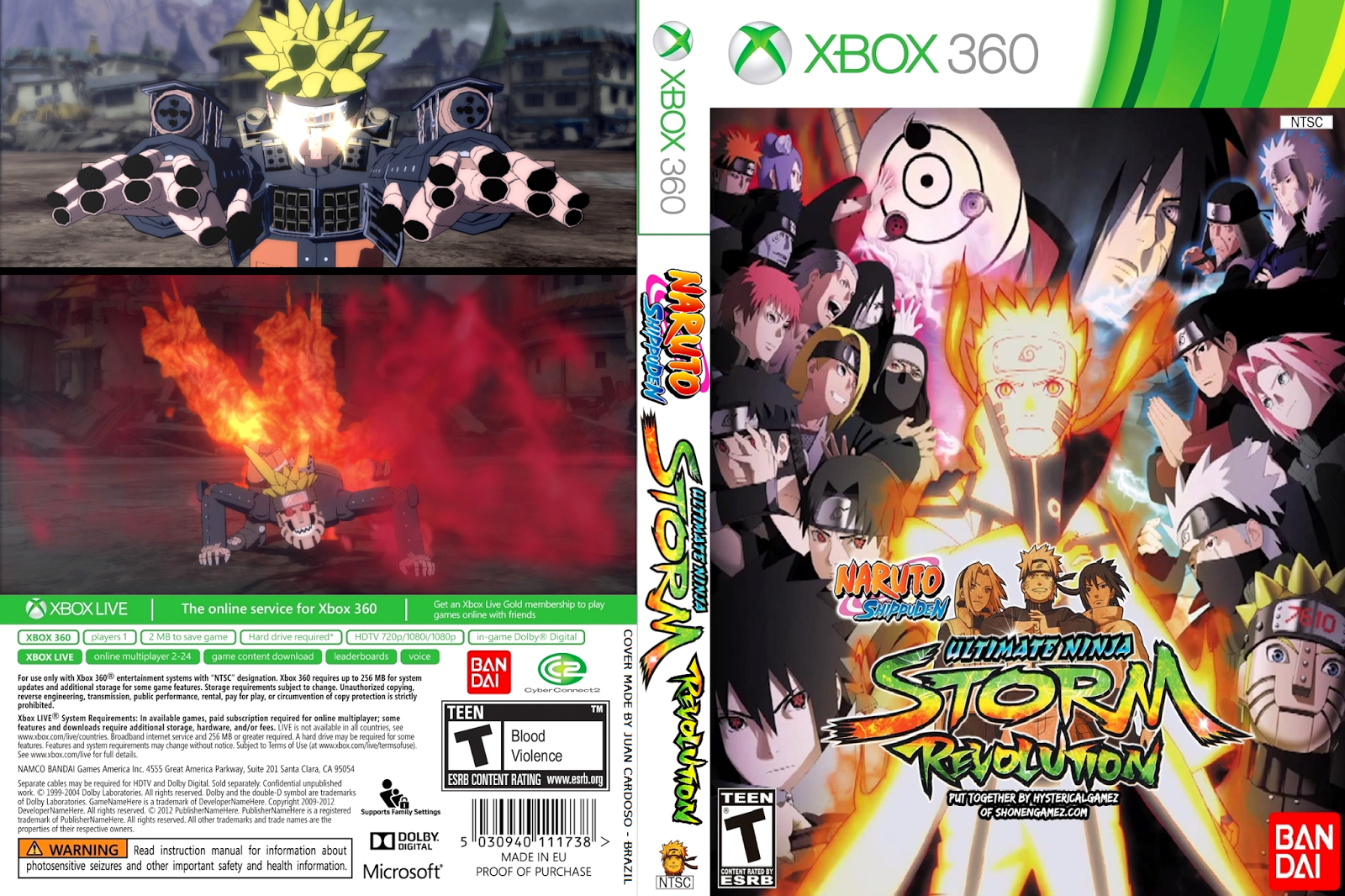 Naruto Shippuden Ultimate Ninja Storm Revolution - Xbox 