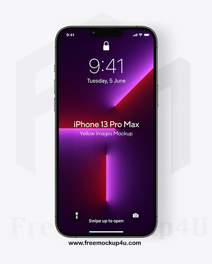 iPhone 13 Pro Max Graphite Premium Mockup