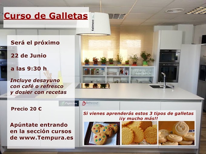 Curso de elaboración de galletas en Murcia...