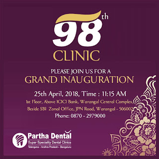 parthadental 98th Dental Clinic in Warangal