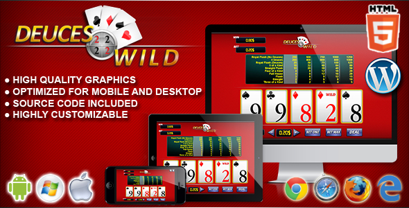 Bermain Paired Hands di Deuces Wild Video Poker