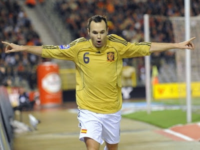 Andres Iniesta World Cup 2010 Spain Football Wallpaper