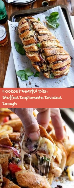 Cookout Fearful Dish Stuffed Deplumate Divided Dough