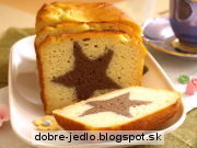 Jogurtový chlebík s  hviezdičkami - recept