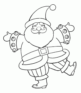 Santa Claus for Coloring, part 4