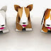 Perritos 3D para Imprimir Gratis. Juguetes de Papel.