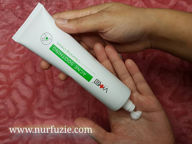 Swissvita Acne Solution Soothing Cleanser Cream Untuk Si Muka Berjerawat