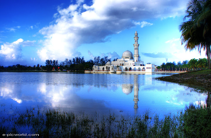 masjid kuala ibai hdr wallpaper