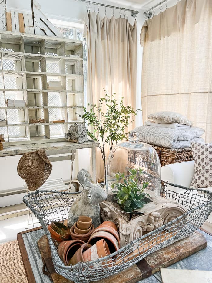 Robyn's French Nest ideas for decorating with vintage architectural salvage