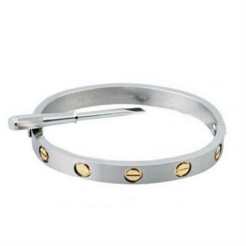 Cartier Bracelet Gold Screws7