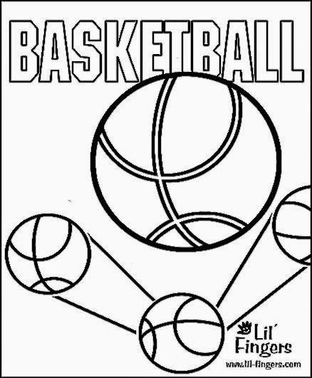 basketball coloring sheet