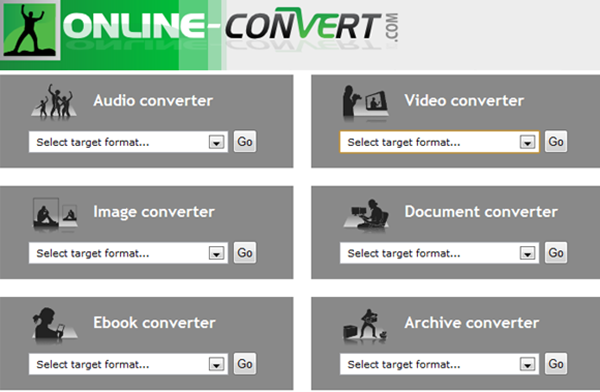 Convert any media Files online from one format into another easily 