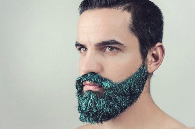 Image result for Ahora la barba lleva glitter