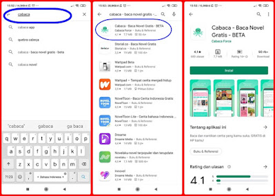 Cara Mendownload Cabaca Apk di Ponsel