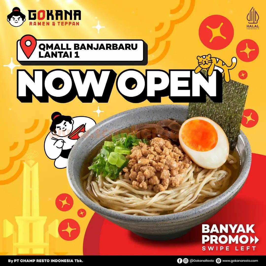 Promo GOKANA QMALL Banjarbaru Grand Opening - Beli 1 Gratis 1