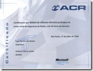 Certificado ACR