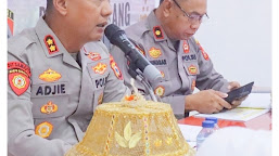  Kapolres Pinrang AKBP Adjie Pimpin Anev Bulanan