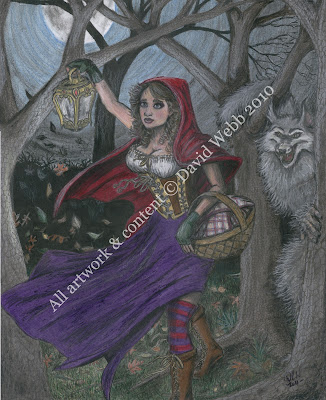 Red Riding Hood and Big Bad Wolf - Shortcut Art
