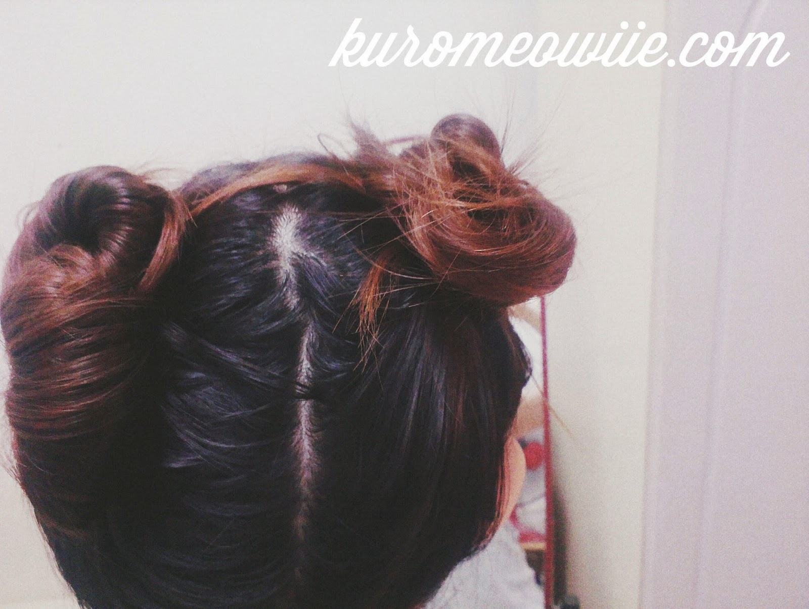 hair kuromeowiie's: Hair the Tutorial  one double ugly bun Double [365â™¥12] Bun tutorial