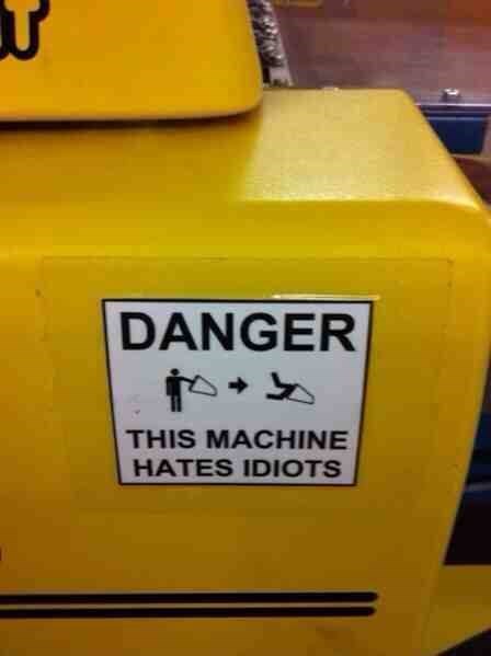 Nice warning label