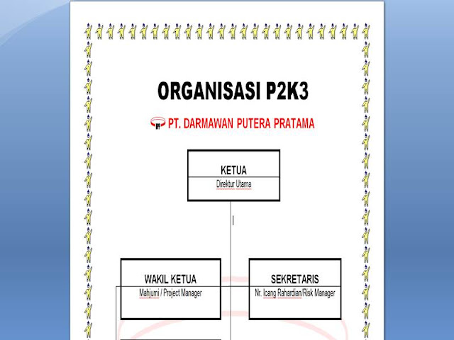 1.2.1. STRUKTUR ORGANISASI P2K3 - Cibenda id