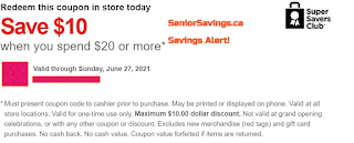 Value Village Coupon screenshot Save $10