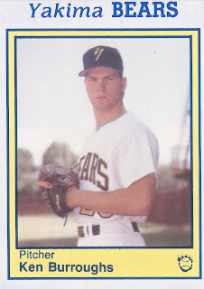 Ken Burroughs 1990 Yakima Bears card