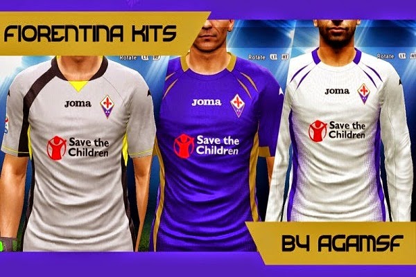 Update PES 2015 Fiorentina 2015 Kits