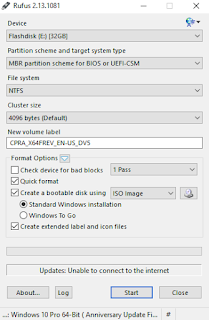 Cara Membuat USB Flashdisk Untuk Instal Windows