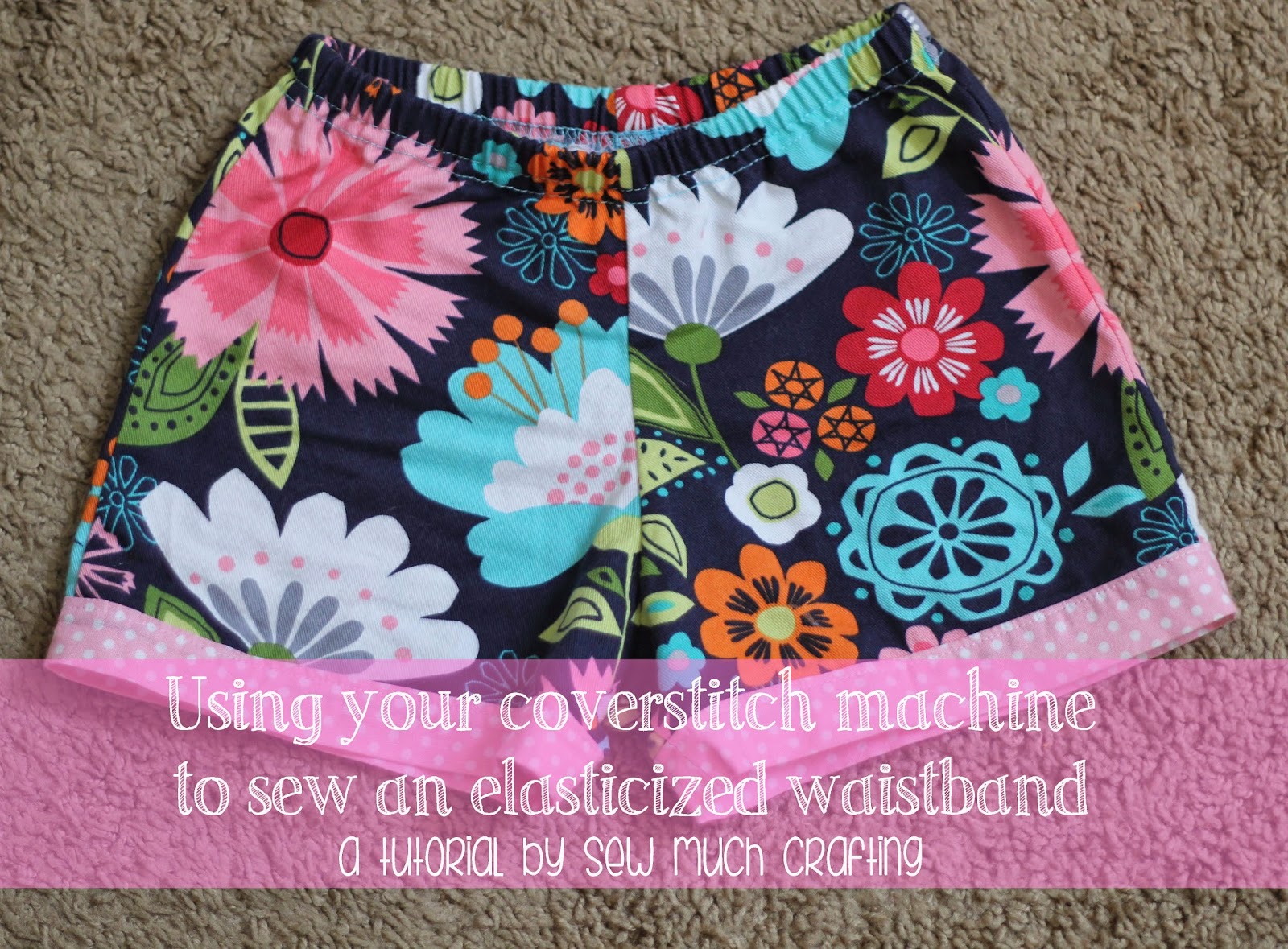 sew much crafting: Using your coverstitch machine to do an
