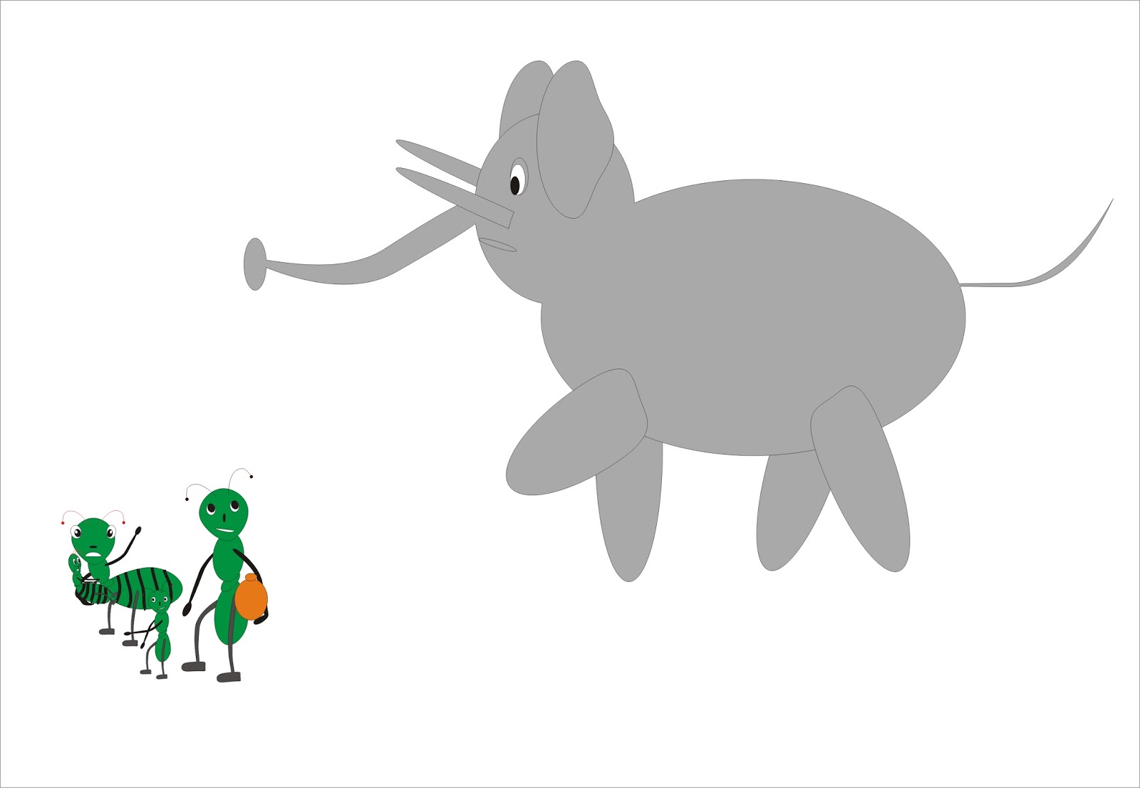  Gajah  Dan  Keluarga Semut  Cerita Tentang Semut 