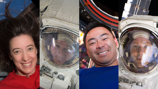 The astronauts who will fly on SpaceX's Crew-2 mission next year: NASA astronauts Megan McArthur and Shane Kimbrough, JAXA (Japan Aerospace Exploration Agency) astronaut Akihiko Hoshide and ESA (European Space Agency) astronaut Thomas Pesquet.
