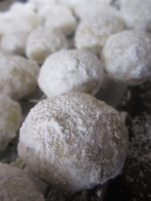 Clementine Snowball Cookies