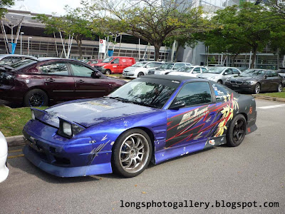 Nissan 180SX drift car