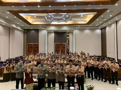pemateri dan peserta Workshop Pembina Gugusdepan Pramuka Angkatan III Tahun 2023